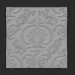 3d model Gypsum 3D panel Relief pattern - preview