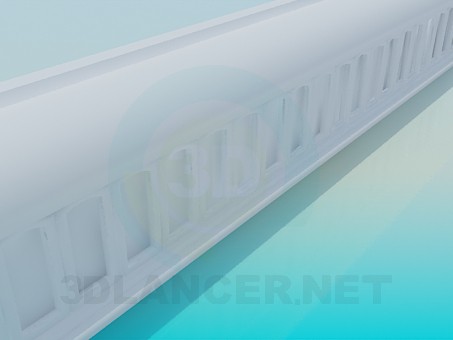 3d model Ceiling molding High Poly - preview 3d model Ceiling molding High Poly - preview