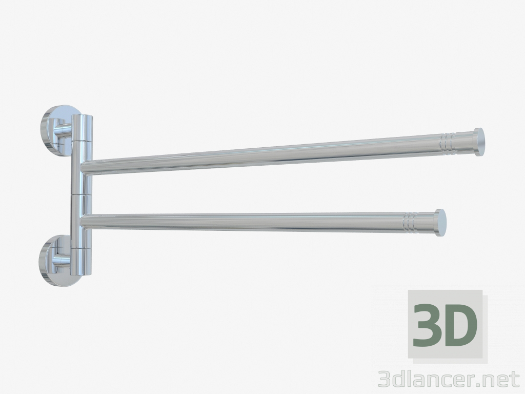 modèle 3D Porte-serviettes VEER-2 rotatif (L 400) - preview