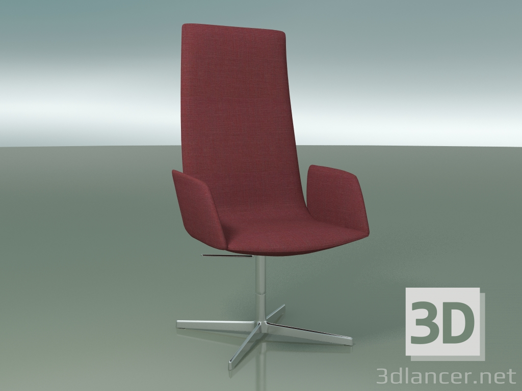 Modelo 3d Cadeira gerente 4906BR (4 pernas, com braços macios) - preview