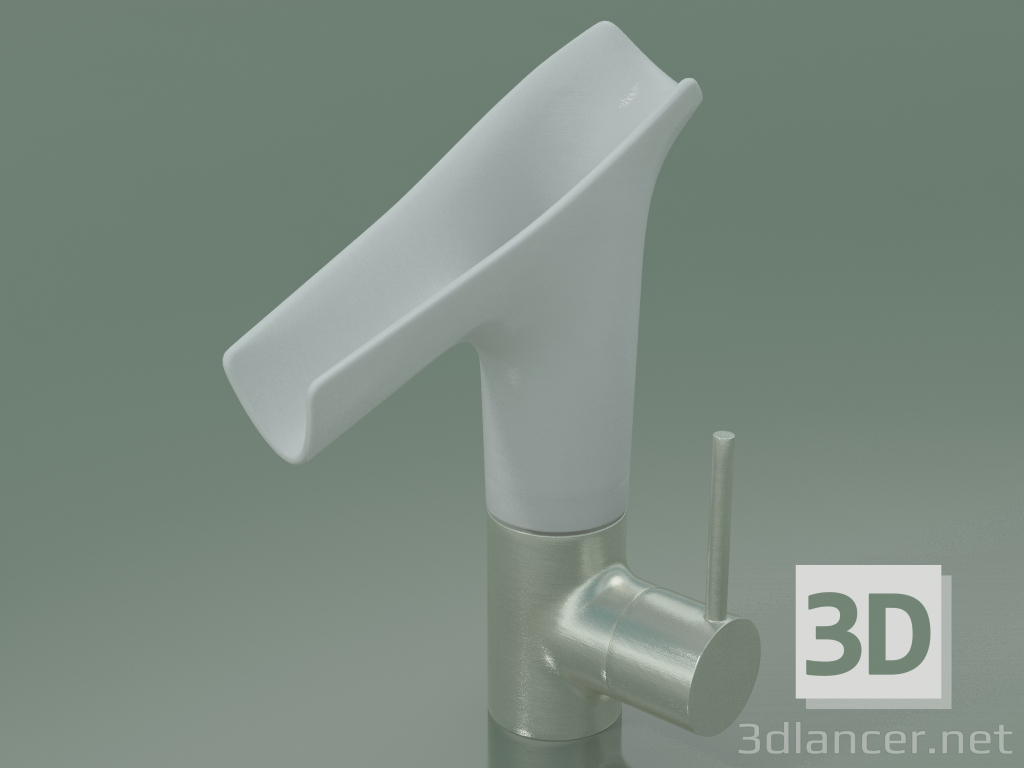 3d модель Змішувач для раковини, зі скляним зливом (12113820) – превью