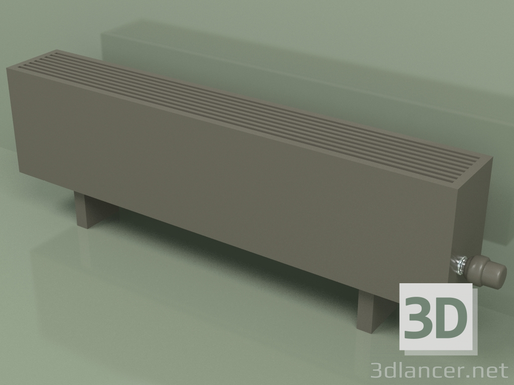 modello 3D Convettore - Aura Basic (240x1000x146, RAL 7013) - anteprima