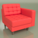 3d model Section single left Cosmo (Red leather) - preview
