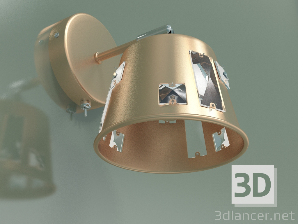 3D modeli Aplik Benna 70105-1 (şampanya) - önizleme