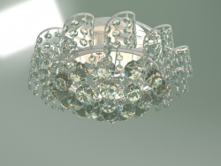 Ceiling chandelier 16017-6 (white with silver-Strotskis)
