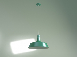 Lámpara colgante Granero Industrial (verde)