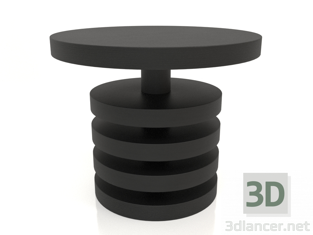 modello 3D Tavolino JT 04 (P=600x500, legno nero) - anteprima