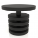 modèle 3D Table basse JT 04 (D=600x500, bois noir) - preview
