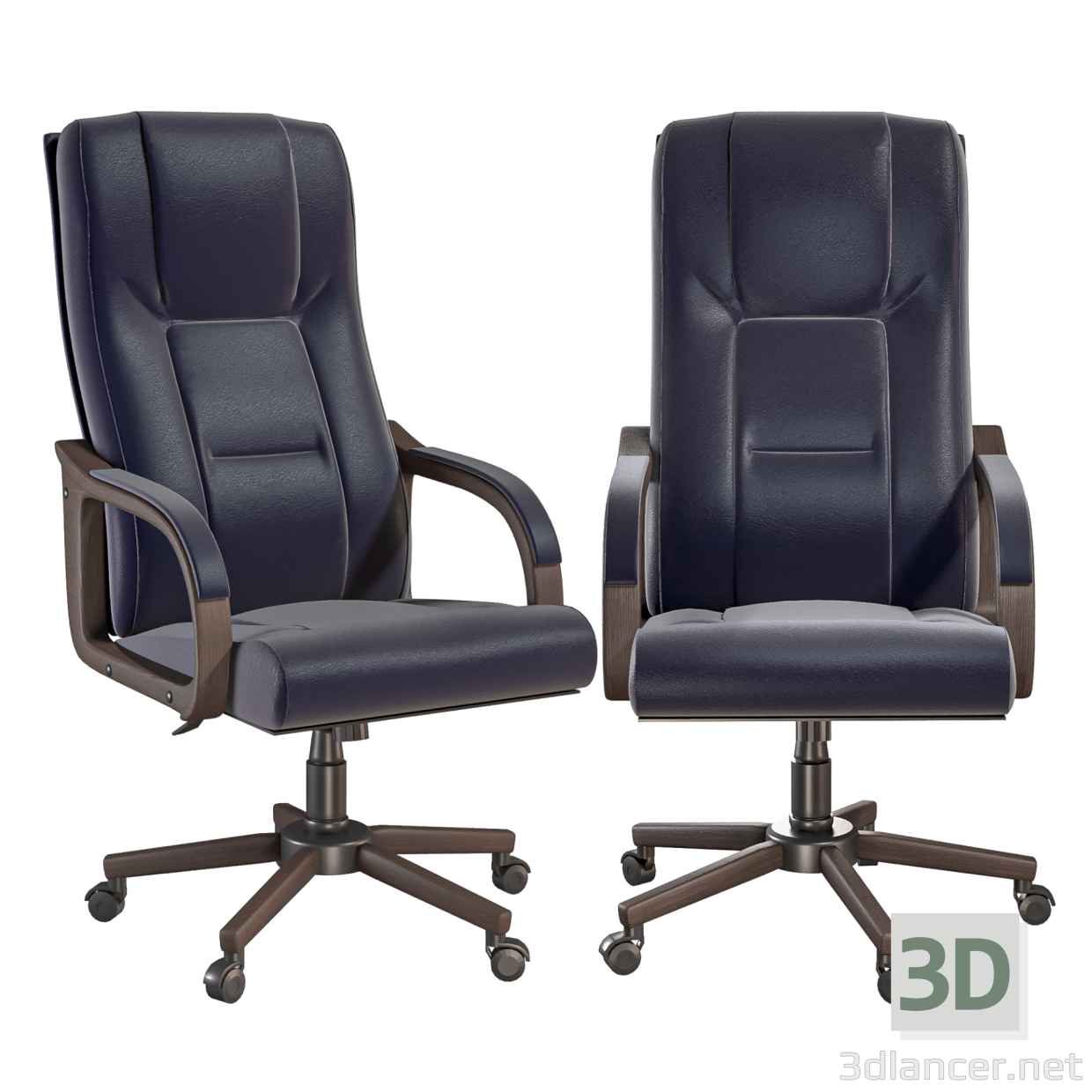 3d Кресло для руководителей Bonn A LX модель купить - ракурс