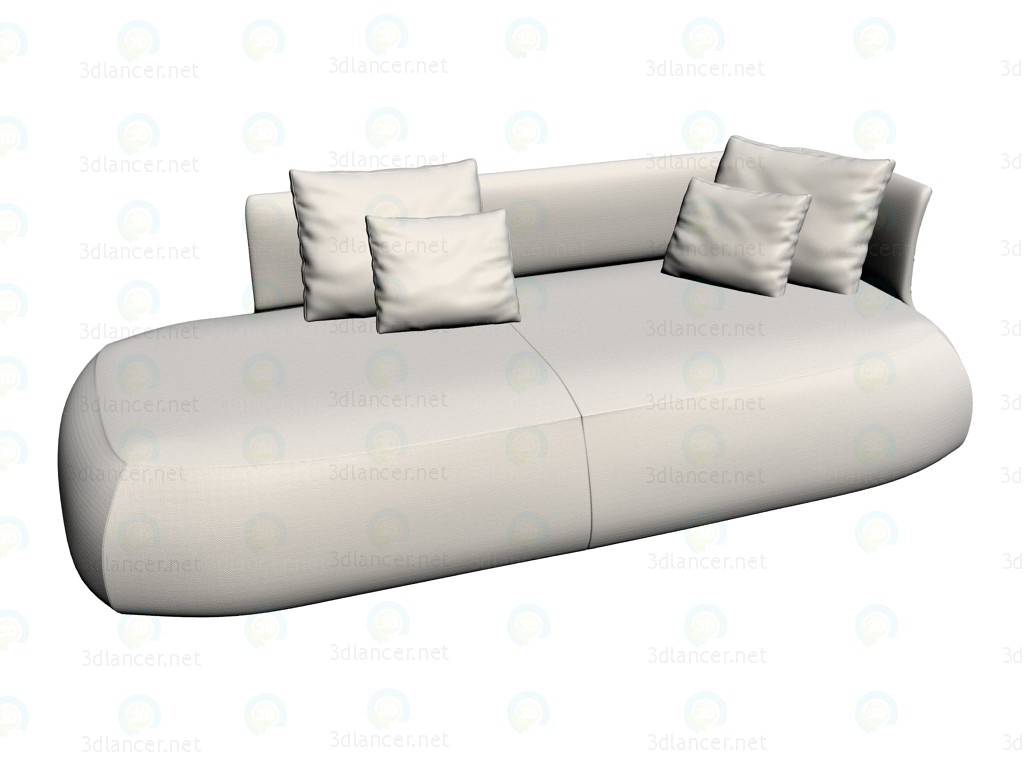 3D Modell Sofa FS230D - Vorschau