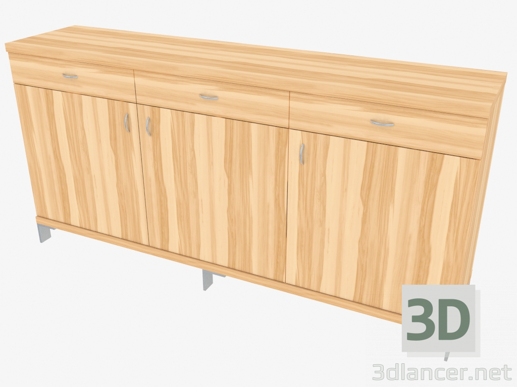 3d model Three-section buffet (150-42-1) - preview