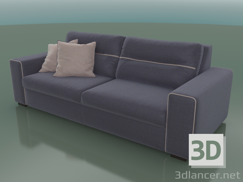3D Modell Triple Sky Sofa mit zusammenklappbarem Schlafmechanismus (2430 x 1100 x 890, 243SK-110-AB) - Vorschau
