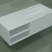 3D Modell Waschbecken mit Schublade und Fach (06UC724D2, Glacier White C01, L 120, P 50, H 36 cm) - Vorschau