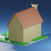 3D Ev modeli satın - render