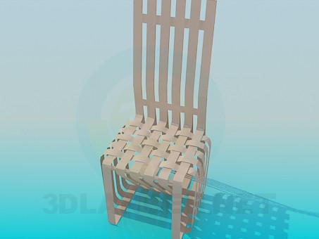 modelo 3D Silla tejida - escuchar modelo 3D Silla tejida - escuchar