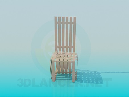 modelo 3D Silla tejida - escuchar modelo 3D Silla tejida - escuchar