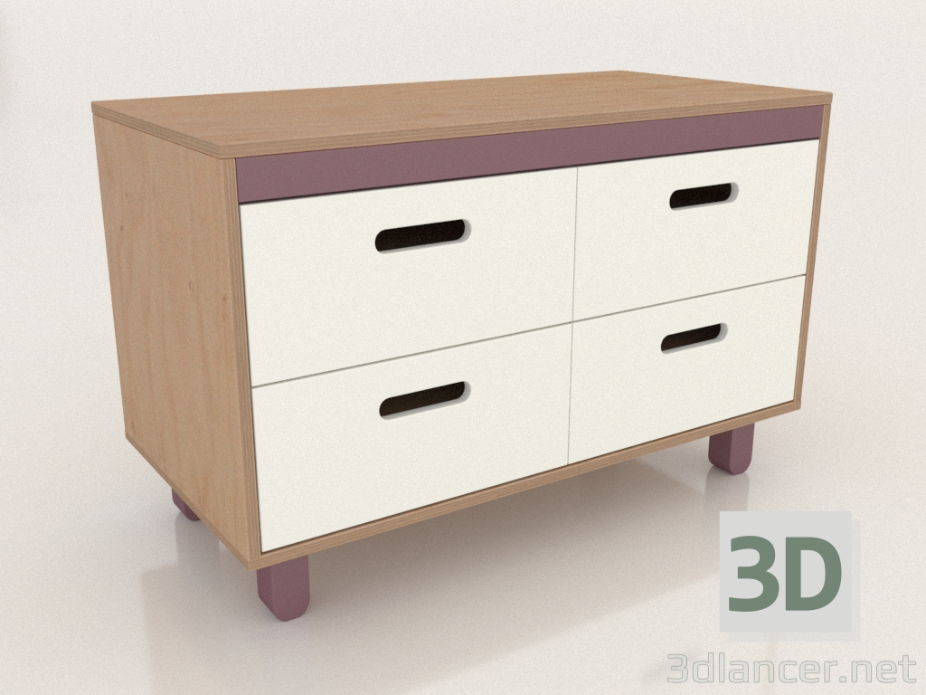 3d model Chest of drawers TUNE E (DXTEAA) - preview