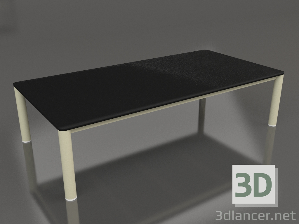 3d model Coffee table 70×140 (Gold, DEKTON Domoos) - preview