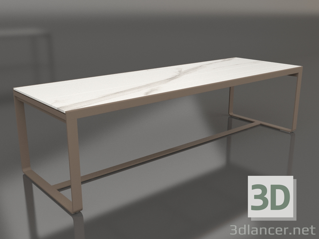 3d model Dining table 270 (DEKTON Aura, Bronze) - preview