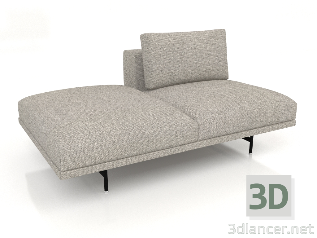 3D Modell Sofamodul Loft VIPP610 (offenes Sofa, links) - Vorschau