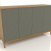 modello 3D Mobile TV FARGO con frontali fresati 1600x500x950 mm (ulivo, rovere naturale, opzione 3) - anteprima
