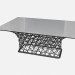 3D Modell Esstisch-Tischfuß 65700 5801 - Vorschau