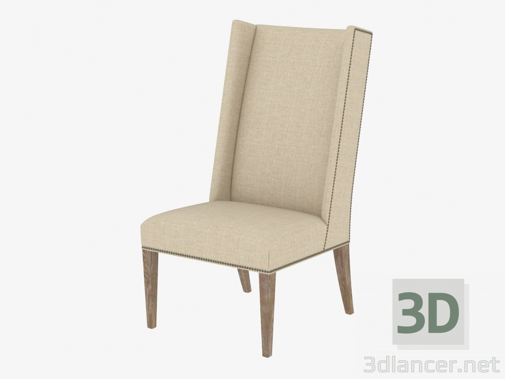 modèle 3D chaise à manger BERTRIX LINGE PRÉSIDENT (8826.1200) - preview