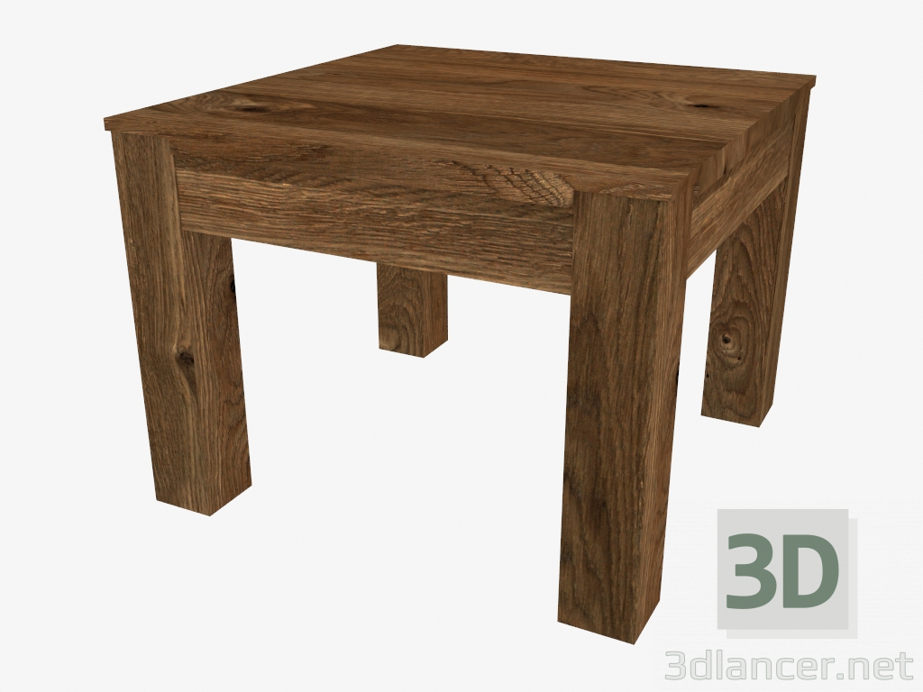 modello 3D Tavolino basso (60 x 45 x 60 cm) - anteprima