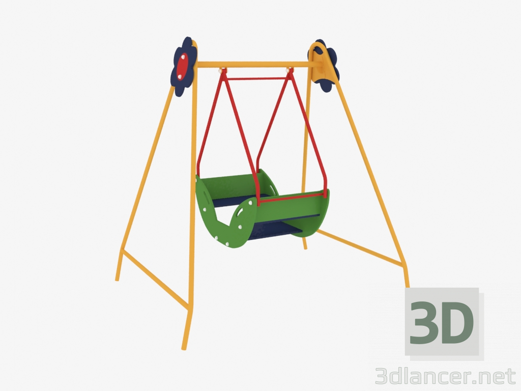 modèle 3D Balançoire (6401) - preview