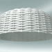 modello 3D Lampada a sospensione (95, tessuto bianco) - anteprima