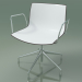 3d model Chair 0233 (5 legs, with armrests, chrome, two-tone polypropylene) - preview