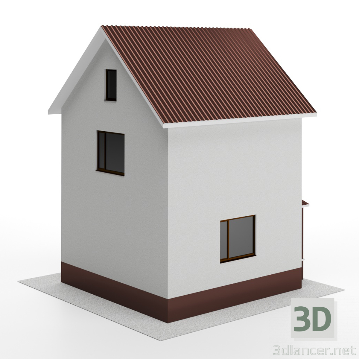 3d model Holiday house - preview