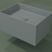 3D modeli Duvara monte lavabo (02UN42301, Silver Grey C35, L 72, P 50, H 36 cm) - önizleme