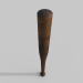 3d Baseball bat model buy - render