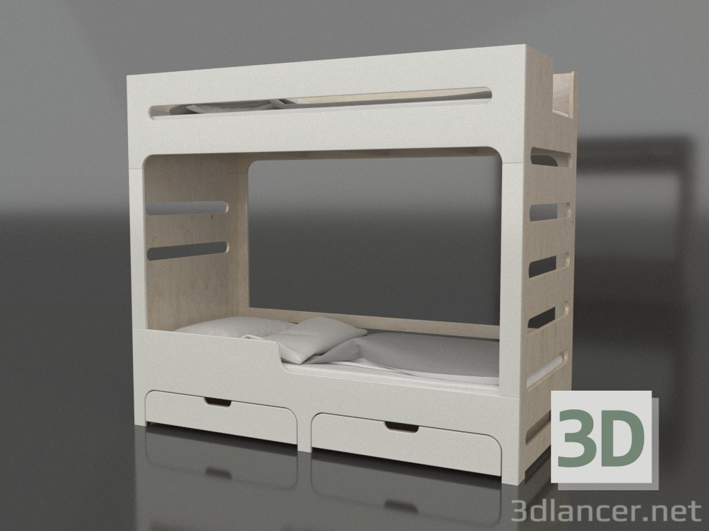 3d модель Кровать двухъярусная MODE HL (UWDHL2) – превью