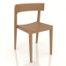 3d model Una silla con respaldo largo. - vista previa