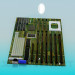 3d model The motherboard of the computer - preview
