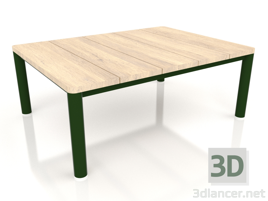 3D modeli Orta sehpa 70×94 (Şişe yeşili, İroko ahşap) - önizleme