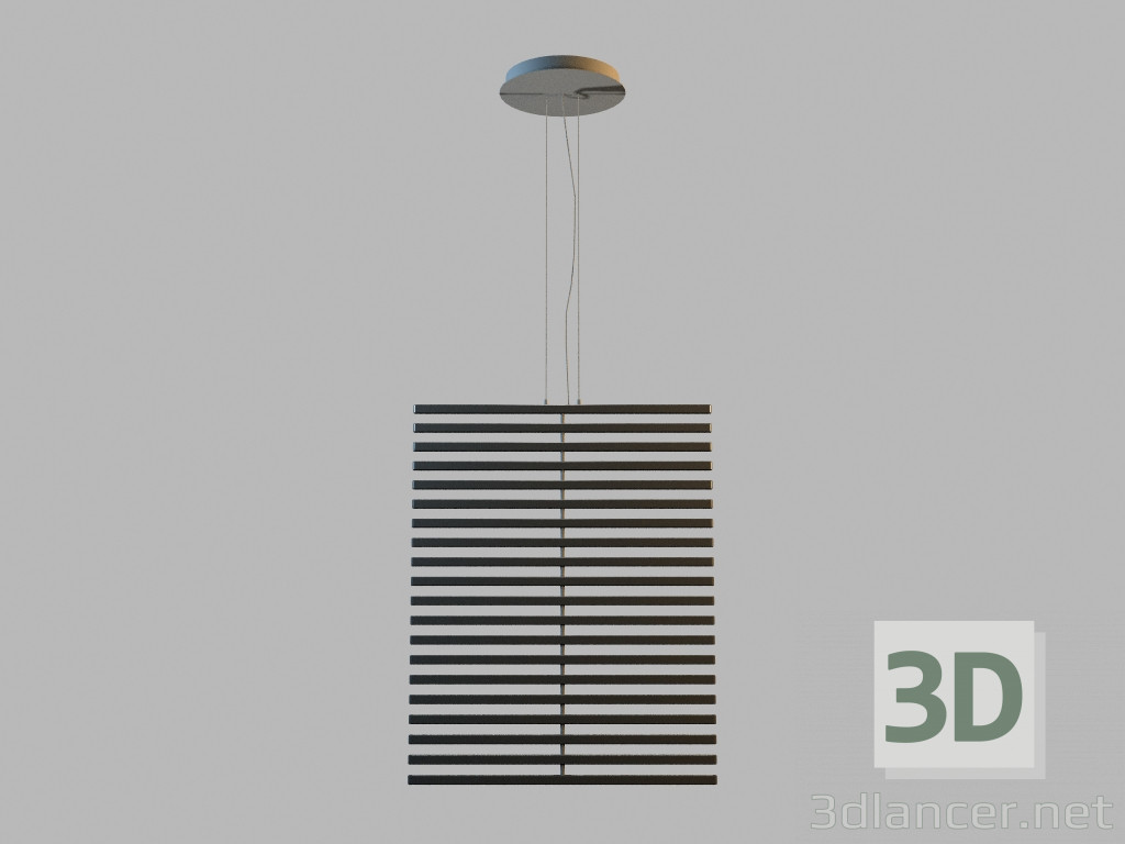 modèle 3D lampe suspendue de 2151 - preview