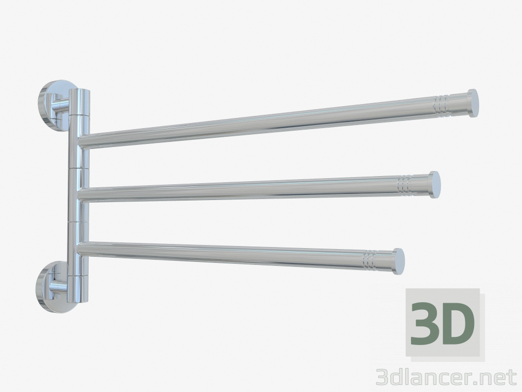 modèle 3D Porte-serviettes VEER-3 rotatif (L 400) - preview