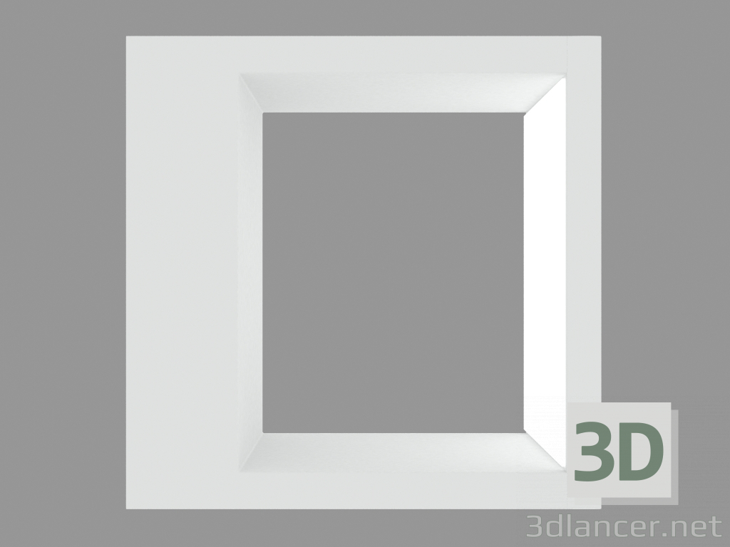3d model Wall lamp MICROCOOL SQUARE APPLIQUE (S7282W) - preview