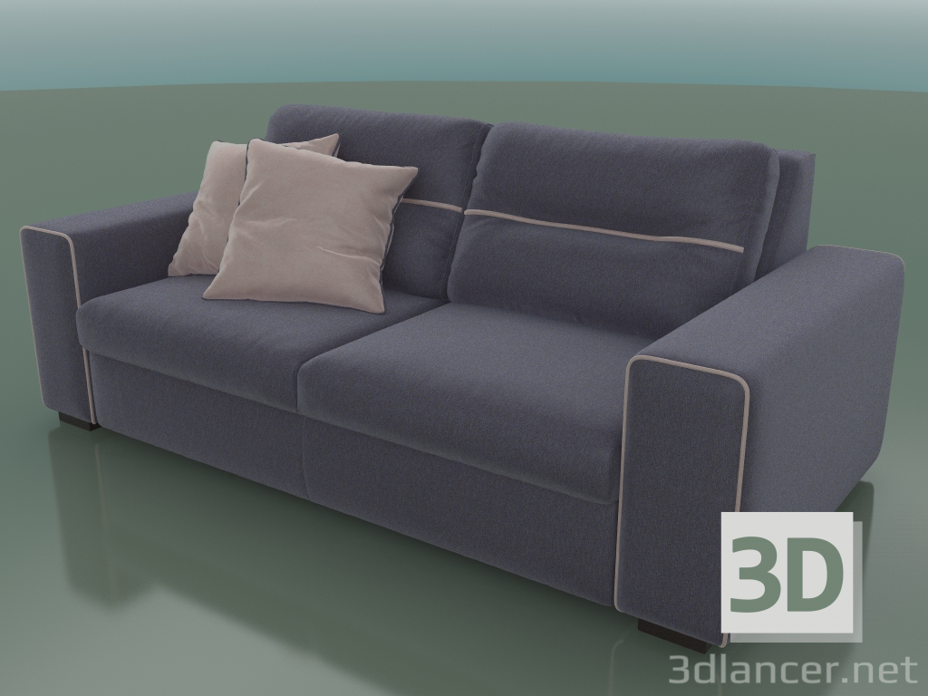 3D Modell Double Sky Sofa mit Klappmechanismus zum Schlafen (2080 x 1100 x 890, 208SK-110-AB) - Vorschau