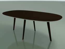 Table ovale 3507 (H 74 - 200x110 cm, M02, Wengé, option 1)