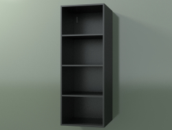 Wall tall cabinet (8DUBCD01, Deep Nocturne C38, L 36, P 36, H 96 cm)