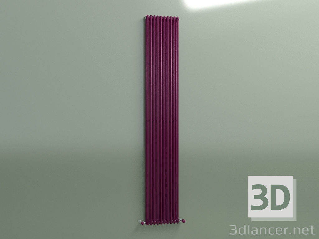 3D modeli Radyatör dikey ARPA 2 (2020 10EL, Purple trafic) - önizleme
