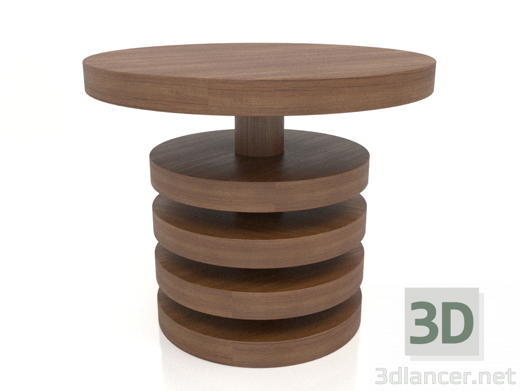modèle 3D Table basse JT 04 (D=600x500, bois brun clair) - preview