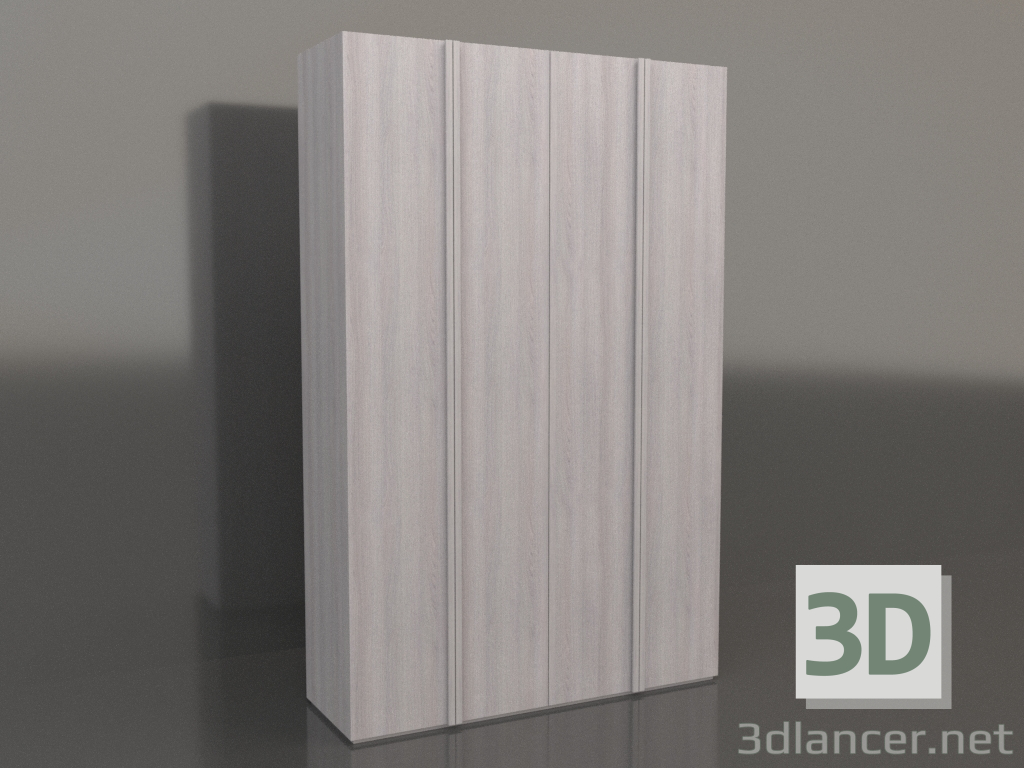 3d model Wardrobe MW 01 wood (1800x600x2800, wood pale) - preview