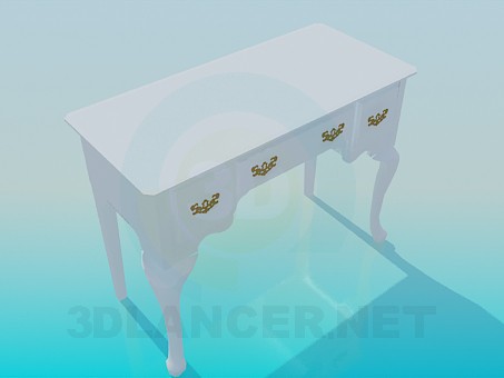 modelo 3D Secretaire - escuchar modelo 3D Secretaire - escuchar