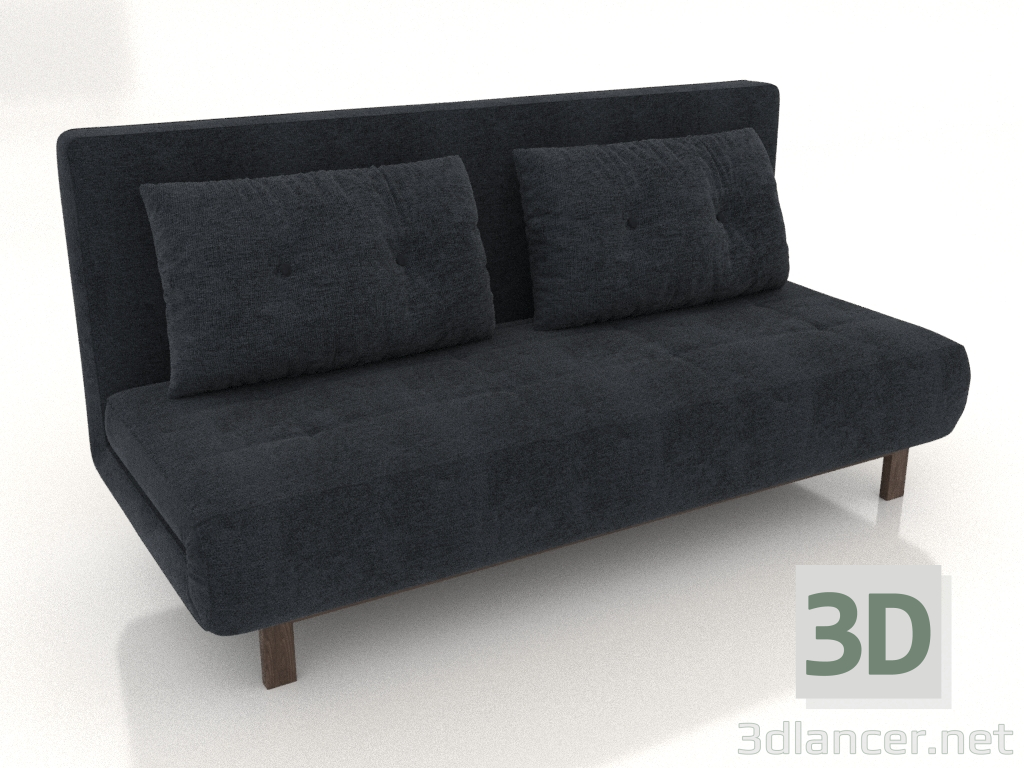 Modelo 3d Sofá cama Doris (azul escuro) - preview
