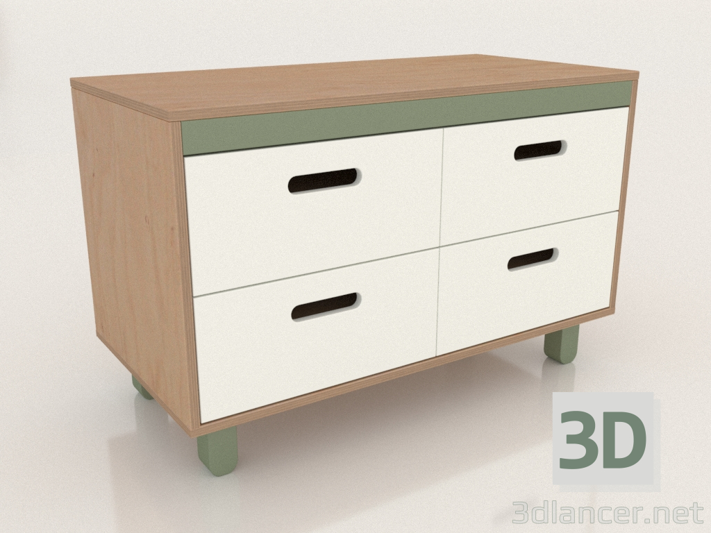 3d model Chest of drawers TUNE E (DGTEAA) - preview